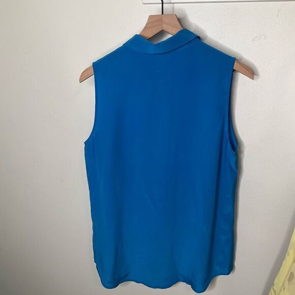 Equipment Silke Button Down Tank Top - Picture 3 of 6